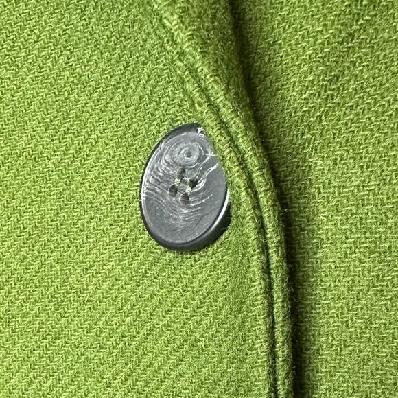 Thakoon Green Single Breasted Wool Coat M - Picture 4 of 10